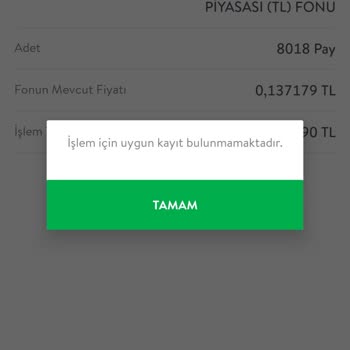 Fon Satışı Yapılamıyor, Mağduriyet Yaşıyorum