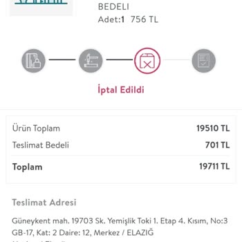 Siparişim İptal Edilip Aynı Ürün Yüksek Fiyata Satıldı