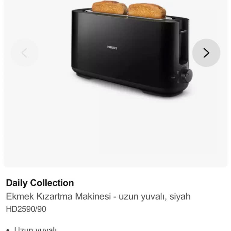 Philips Ekmek Kızartma Makinesi Tamir Ve Değişim Sorunu Mağduriyeti
