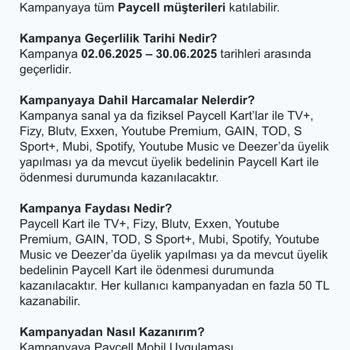 Paycell Kampanyasında Nakit İade Mağduriyeti