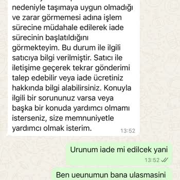 Siparişim Eksik Paketleme Nedeniyle İptal Edildi Stokta Ürün Yok Mağdur Oldum
