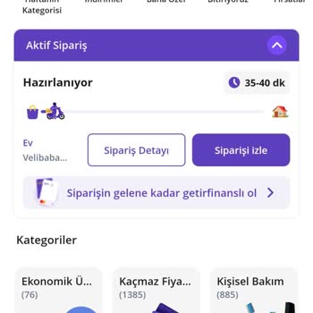 Getir Siparişim Zamanında Teslim Edilmedi, Mağdur Oldum