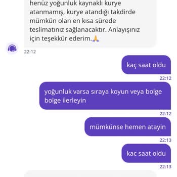 Getir Siparişim Zamanında Teslim Edilmedi, Mağdur Oldum