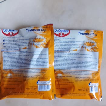Dr. Oetker Tiramisu Yap Ürününde Yoğun Acılık Ve Bozuk Tat Sorunu