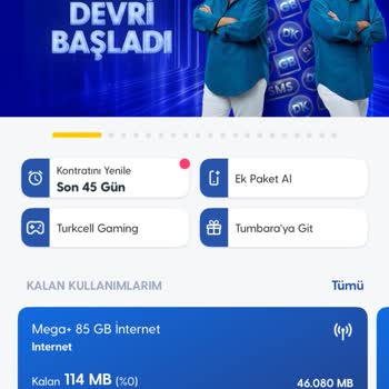 Turkcell'in Yanlış Paket Kullanımı Ve Haksız İnternet Kesintisi
