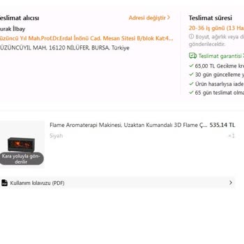 Temu'dan Alınan Kargonun Teslimatında Gecikme