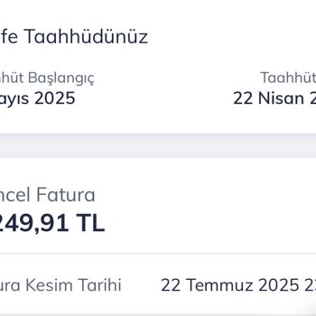 Yanlış Paket Ve Yüksek Fatura Mağduriyeti Yaşadım