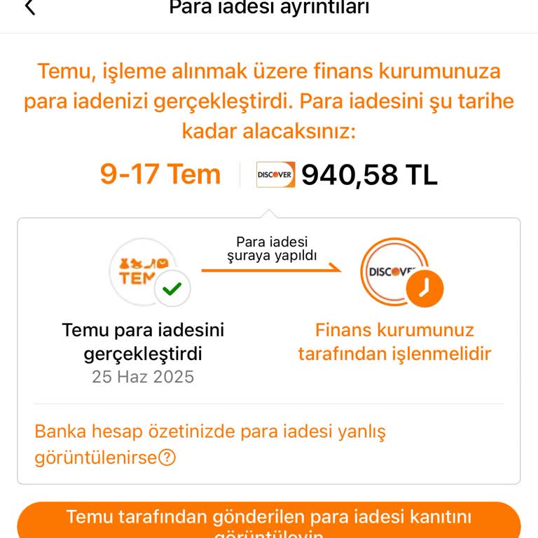 Anında İptal Edilen Siparişin İadesi Haftalarca Bekletiliyor