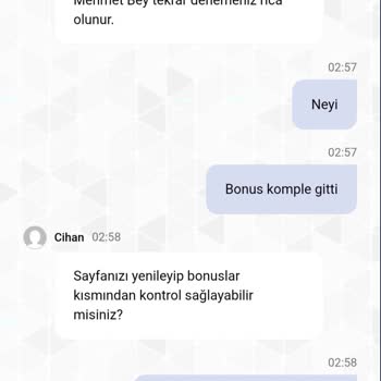 Kazandığım Bonus Bakiyem Sistem Hatasıyla Silindi