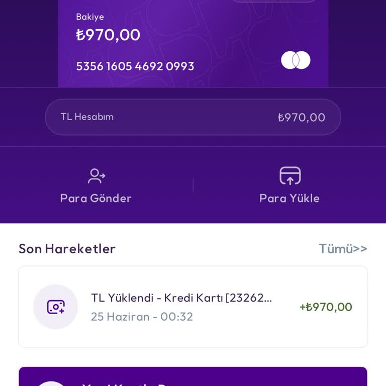 Kredi Kartı İle Yatırdığım Parayı İbana Aktaramıyorum