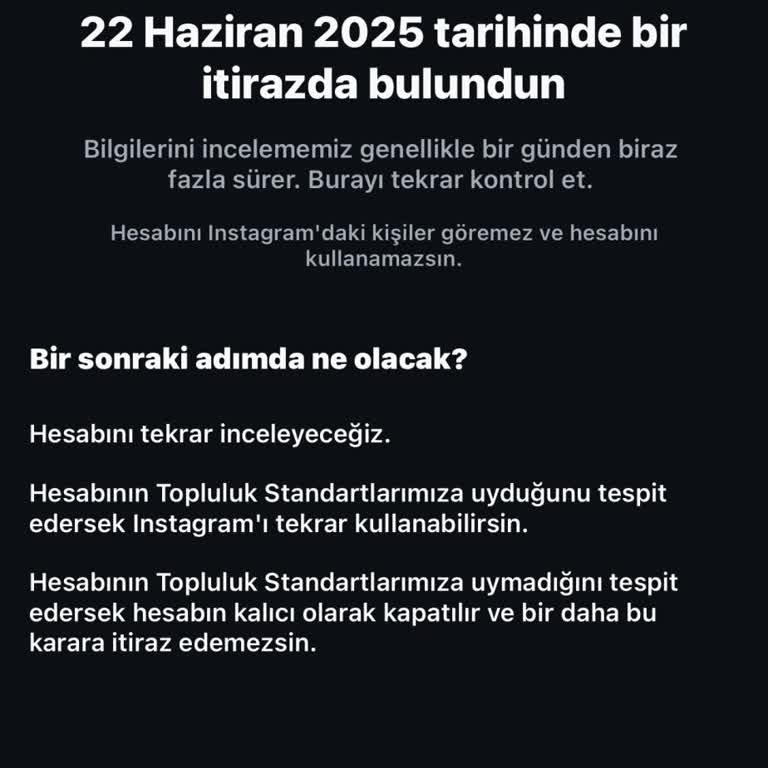 Instagram Kendi Fotoğrafım Nedeniyle Hesabımın Askıya Alınması Haksızlık