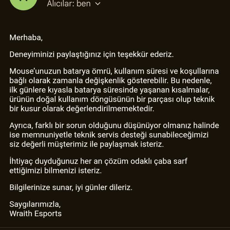 Garanti Kapsamındaki Mouse Bataryası Hızla Tükendi, Destek Sağlanmıyor