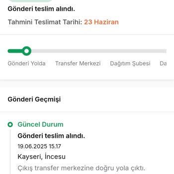 Kargo Sürecinde Gecikme Ve İletişim Sorunu Yaşadım