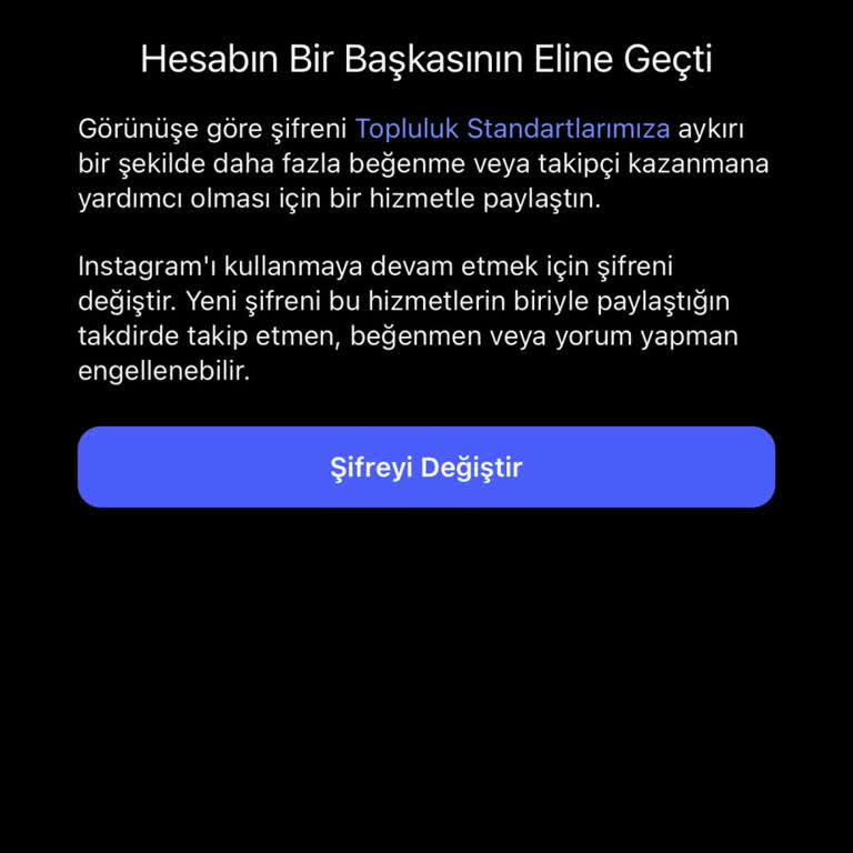 Instagram Hesabım Ele Geçirildi, Şifre Değiştiremiyorum!