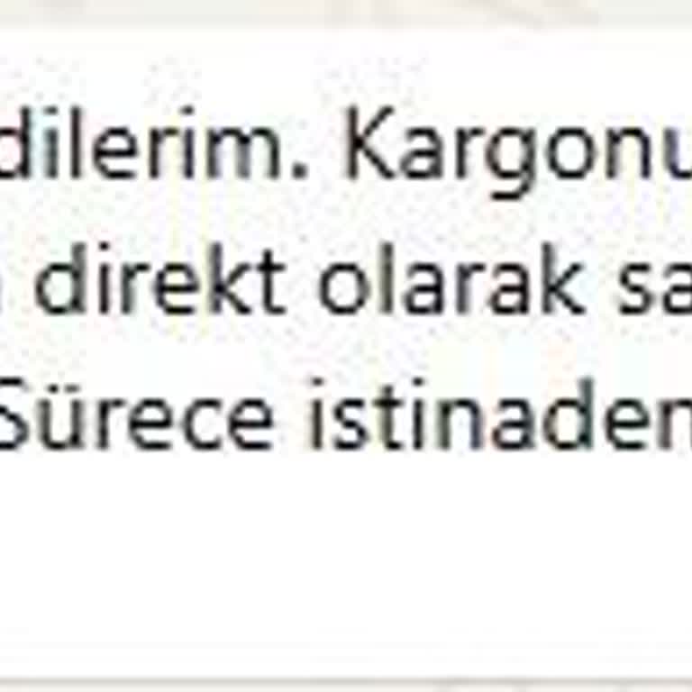 Kargom Teslim Edilmeden İade Edildi: Yanlış Bilgilendirme Ve Mağduriyet
