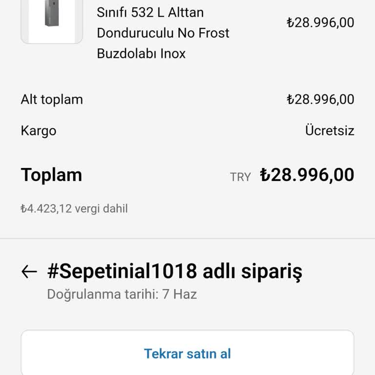 Aldığım Buzdolabı Teslim Edilmedi, Tehdit Edildim Ve Şirket Güven Vermiyor