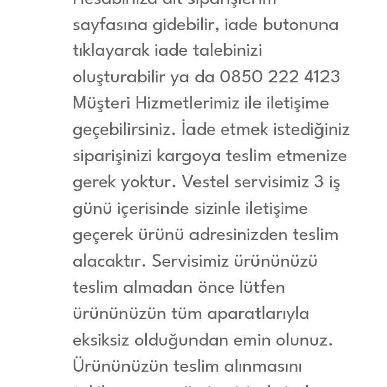Vestel Filtre Kahve Makinesi İadesinde Para İadesi Sorunu Ve Fiyat Farkı Uygulaması