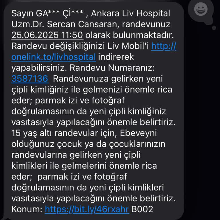 Yanlış Bilgi Nedeniyle Check-Up Hakkım Kullanılamadı