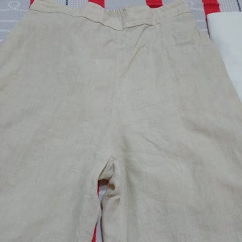 Keten Pantolon Kısa Sürede Tiftiklendi Ve Aşındı