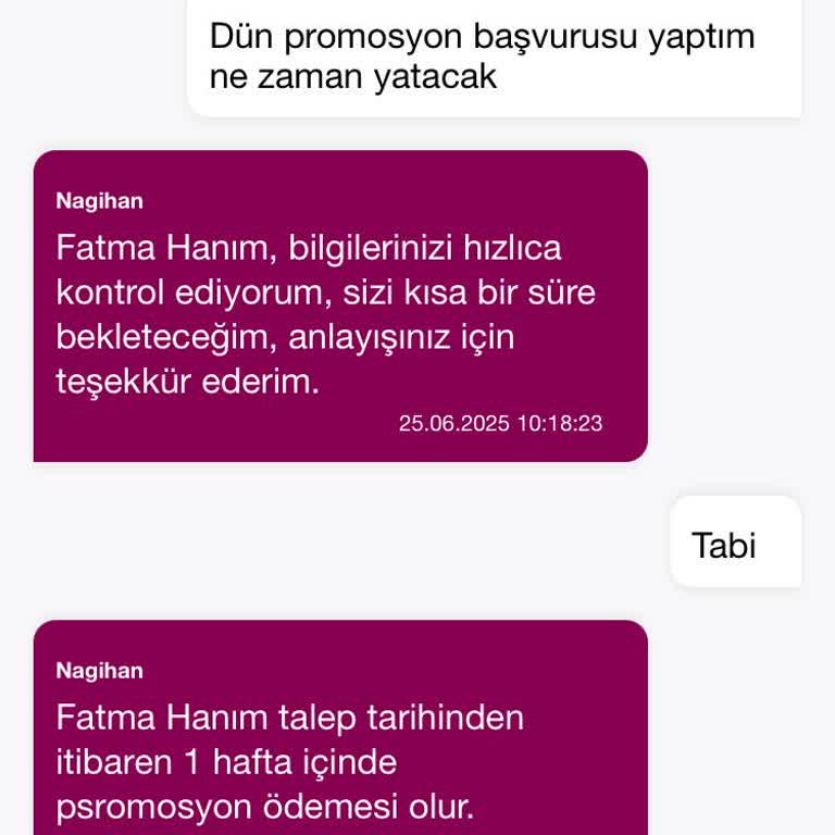 QNB Promosyon Ödemesi İçin Neden 1 Hafta Bekletiliyorum
