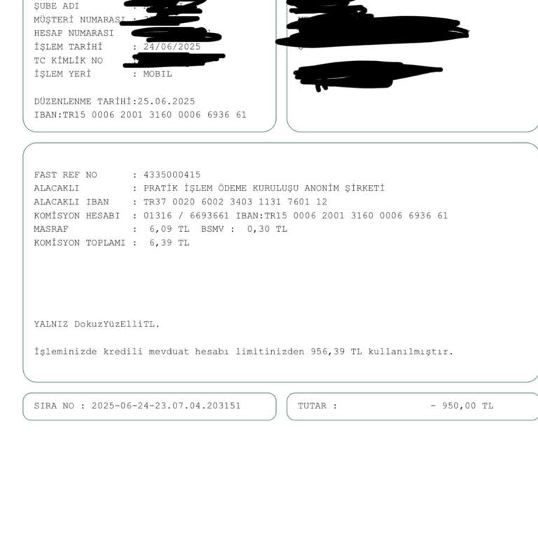 Yatırdığım Para Hesaba Geçmedi, Müşteri Hizmetleri Çözüm Sunmadı