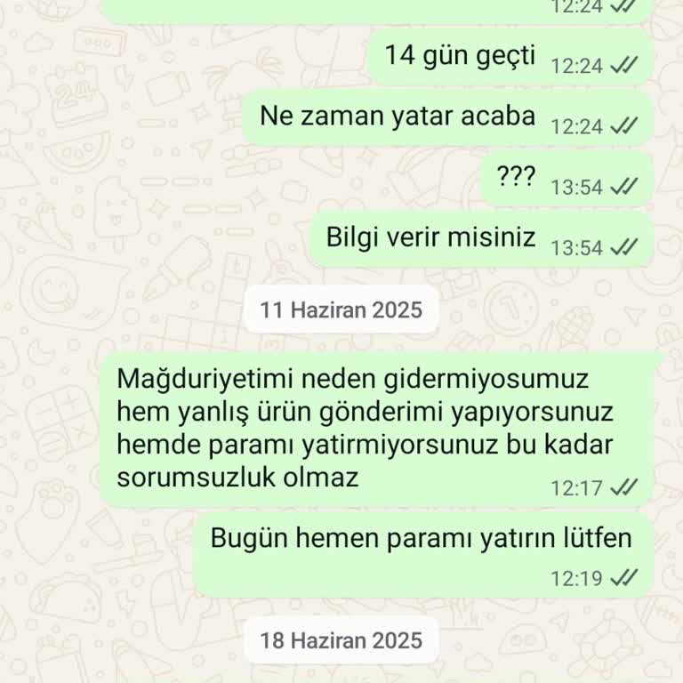 Yanlış Gönderilen Ürün Ve İade Sürecinde Yaşanan İletişim Sorunu