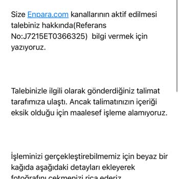 Enpara.com Hesabım Sebepsiz Yere Aktif Edilmiyor, Mağduriyet Yaşıyorum