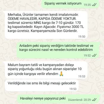 Sipariş Sonrası Ürün Gönderilmedi, Engellendim