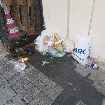 Apartman Önüne Sürekli Çöp Atılıyor, Koku Ve Kirlilikten Şikayetçiyim