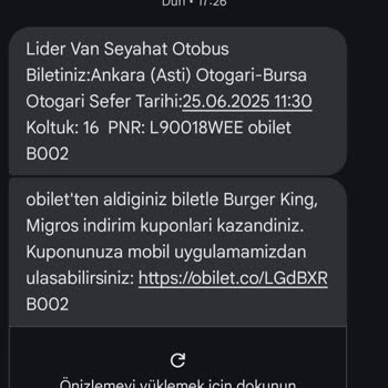 Otobüs Rötarı Sonrası Bilgilendirme Ve İade Mağduriyeti Yaşadım