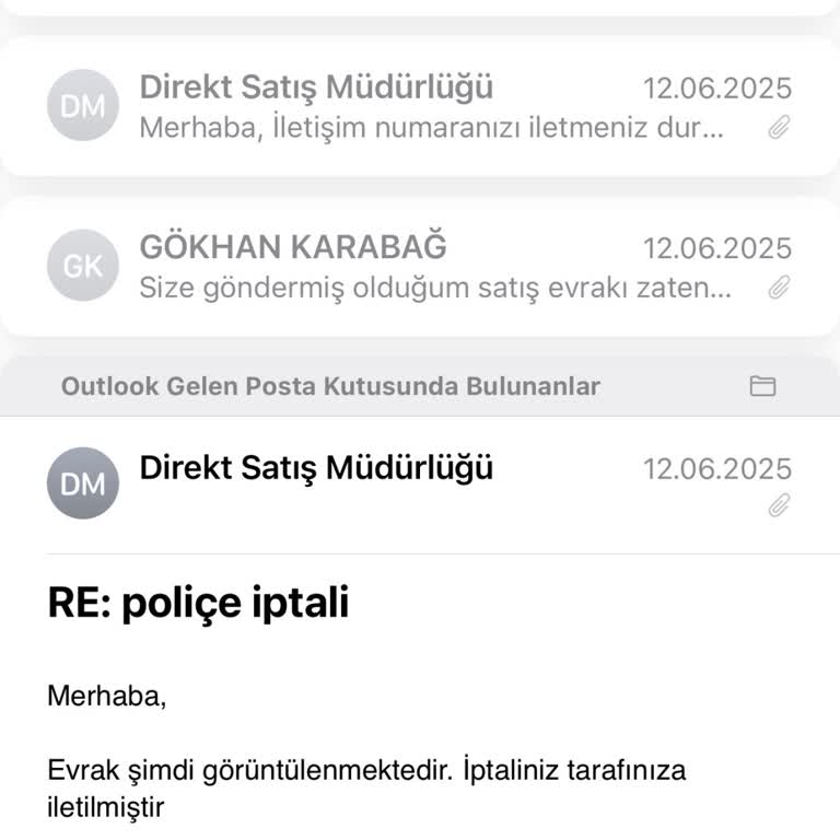 Poliçe İptali Sonrası İade Yapılmadı, Mağduriyetim Devam Ediyor