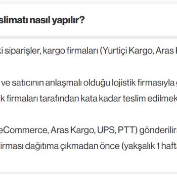Yataş Ve Horoz Lojistik İle Yaşanan Teslimat Gecikmesi Ve Eksik Hizmet Mağduriyeti