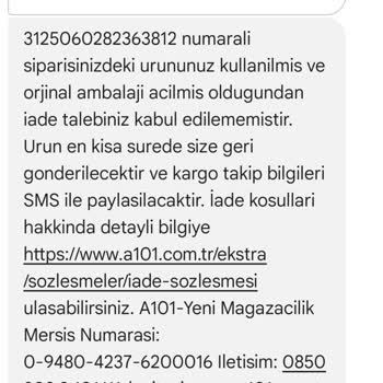 A101 Ekstra'dan Aldığım Su Sebili Arızalı Çıktı Ve Sürekli Çalışıyor