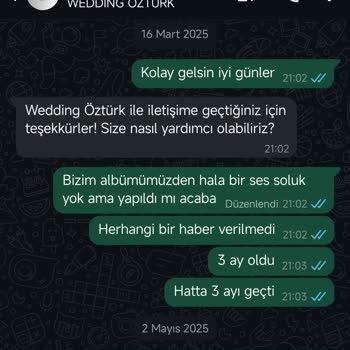 Nikah Sonrası Dış Çekim Albümü 8 Aydır Teslim Edilmedi
