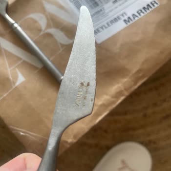 Zara Home'dan Aldığım Çatal Bıçak Setlerinde Paslanma Ve İade Sorunu