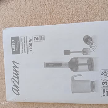 Arzum Lusso Blender Setinde İlk Kullanımda Sorun Ve İade Problemi