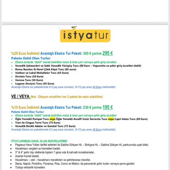 İstyatur İtalya Turunda Otel Uzaklığı ve Rehber Sorunlarıyla Yaşanan Hayal Kırıklığı