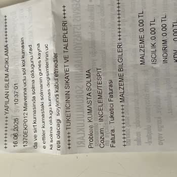 Koltuk Takımında Renk Değişimi Ve Firma İlgisizliği