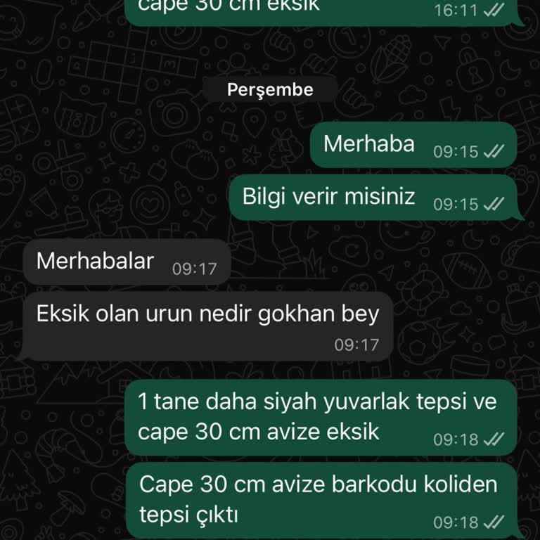 Siparişimde Eksik Ürünler Ve İletişim Sorunları Mağduriyet Yaşatıyor