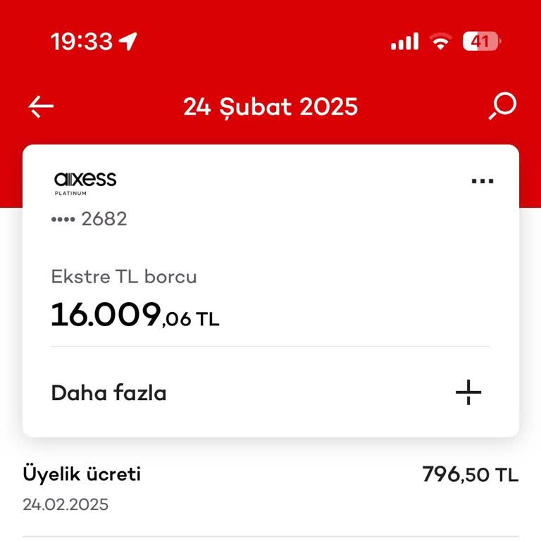 Akbank Axess Platinum Kredi Kartıma Haksız Yıllık Üyelik Ücreti Yansıtılması