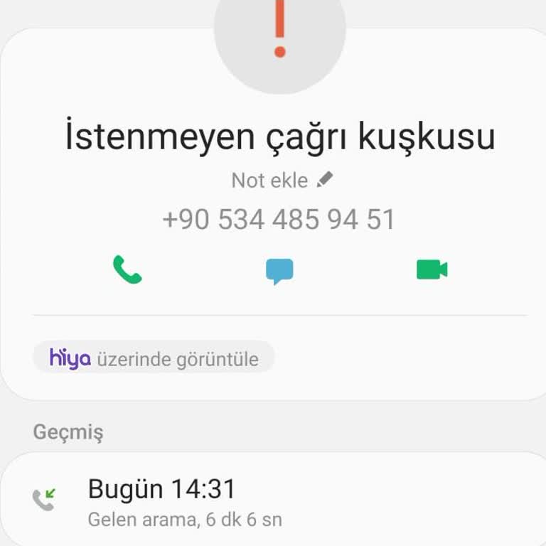 Kişisel Bilgilerimle Yapılan Şüpheli Arama Ve Güvenlik Endişesi