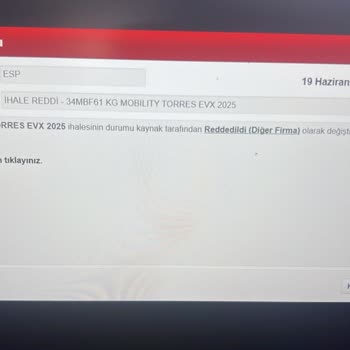 Kazandığım Araç İhalesi Haksız Şekilde Başkasına Satıldı