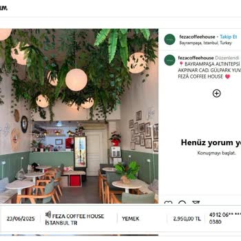 Feza Coffee House Fazladan Para Alıyor