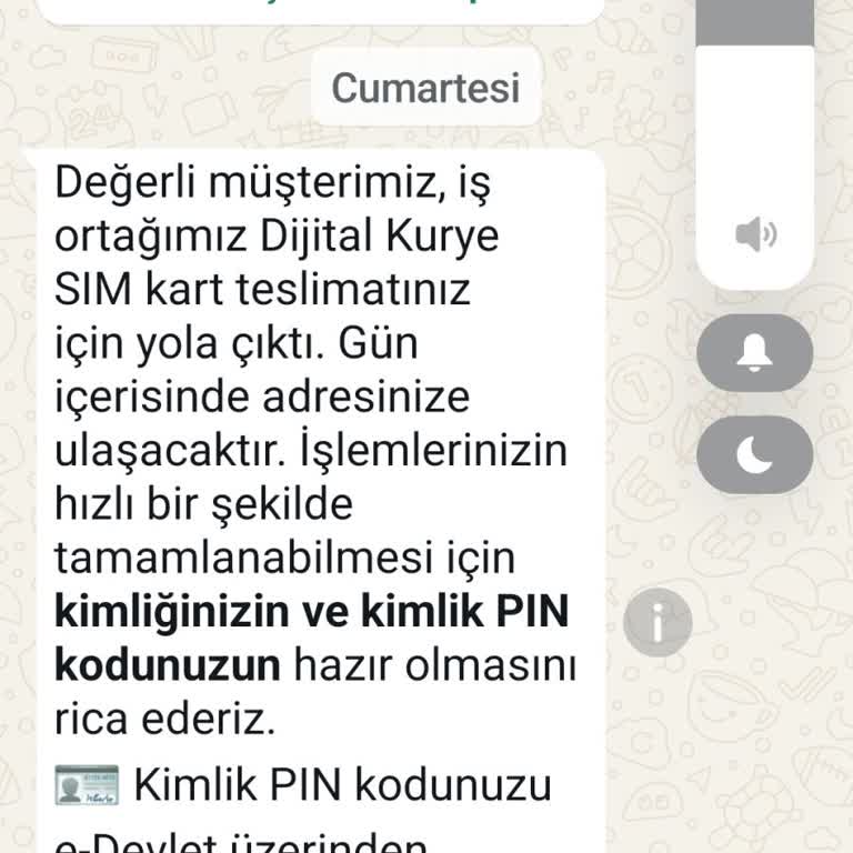 Kurye Gelmedi, SIM Kartım Teslim Edilmedi!