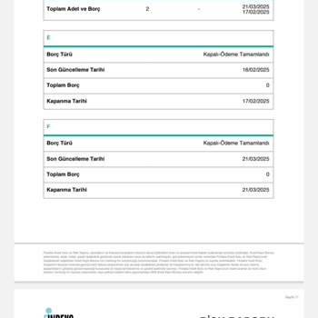 Findeks'te Kapatılan Borçlar Hâlâ Görünüyor, Kredi Puanım Artmıyor