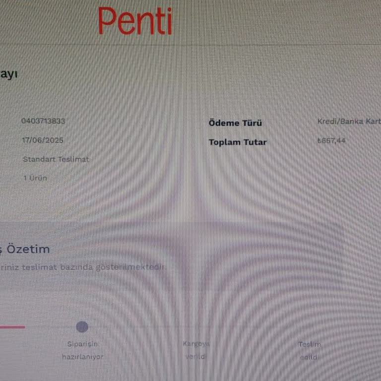 Penti Online Siparişimde Bilgi Eksikliği Ve Gecikme Mağduriyeti