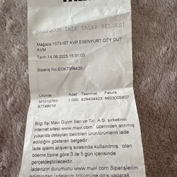 İade Edilen Ürünün Ücreti Hala Hesabıma Yatmadı, Müşteri Hizmetleri İlgisiz