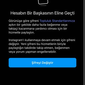 Instagram Hesabım Güvenlik Nedeniyle Donduruldu Ve Şifre Yenileme Hatası Alıyorum