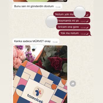 Çiçekle Gönderdiğim Not İletilmedi, Müşteri Hizmetleri İlgisiz Kaldı