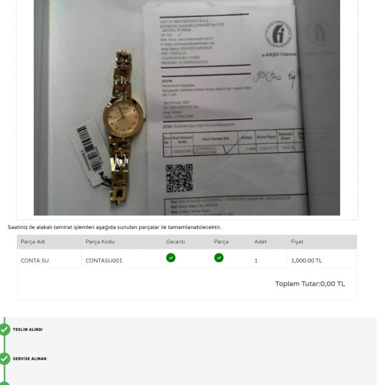 Saat & Saat Bozuk Ürün, Yetersiz İletişim Ve Sorunlu İade Süreci